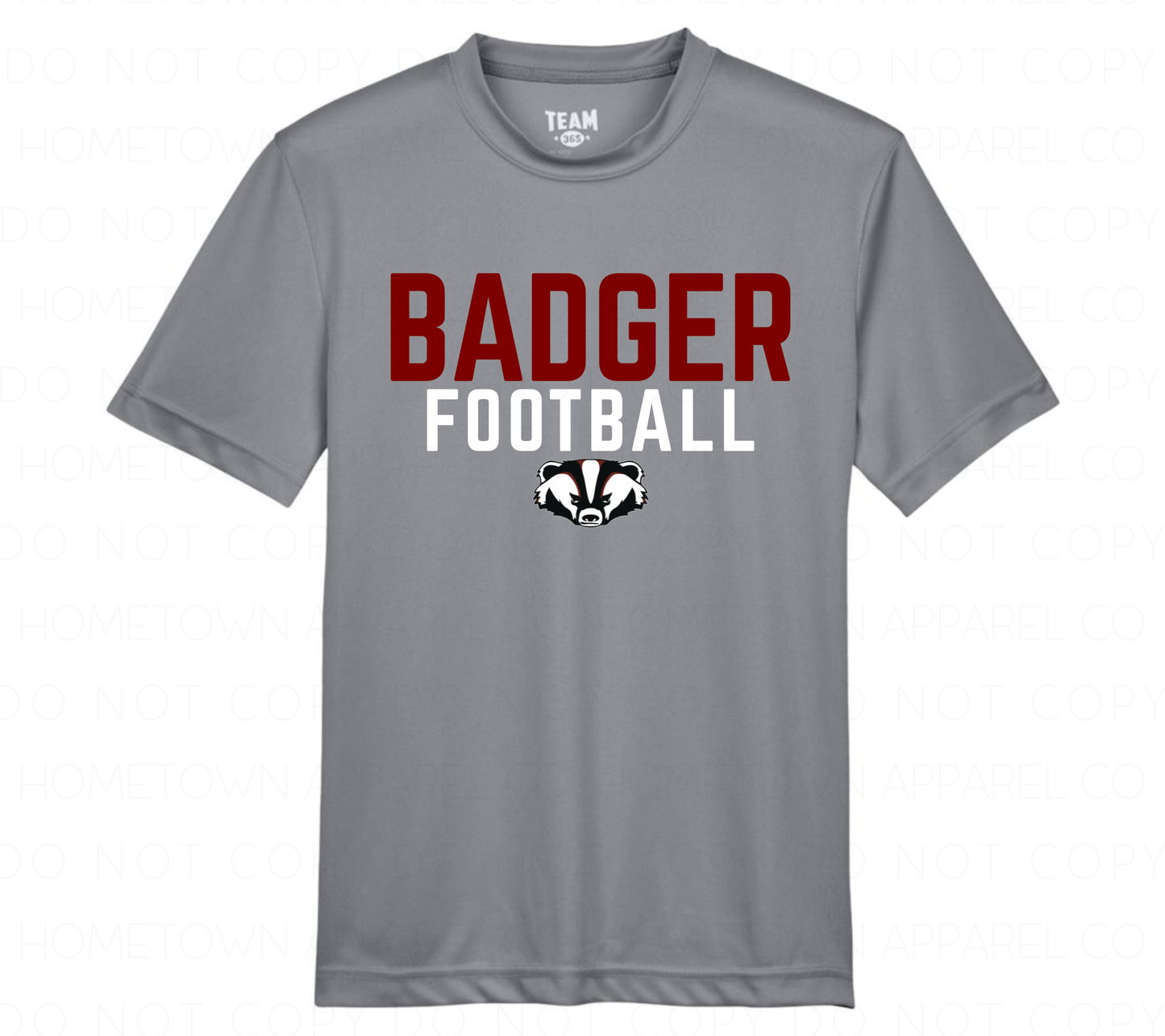 Badger Football Performance Tee
