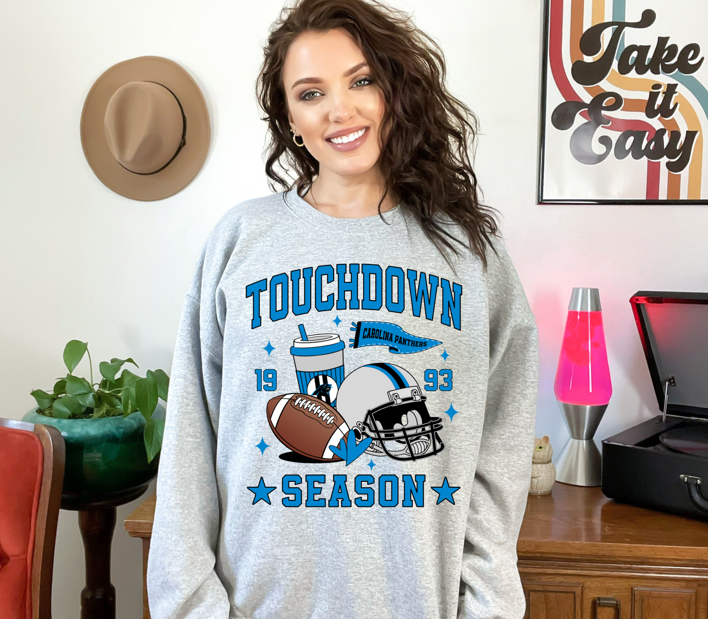 Touchdown Season NFL Crewneck Sweatshirts