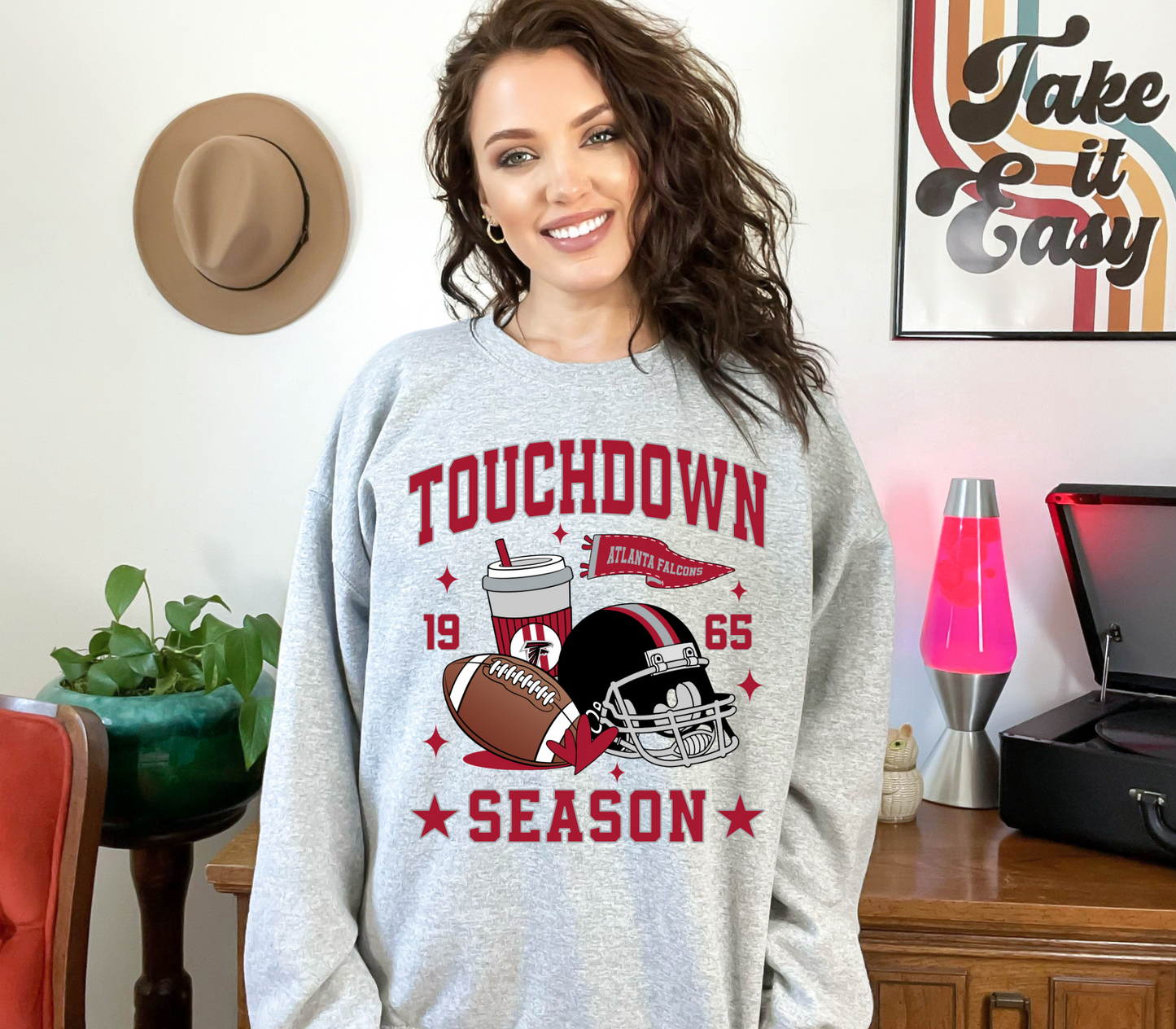 Touchdown Season NFL Crewneck Sweatshirts