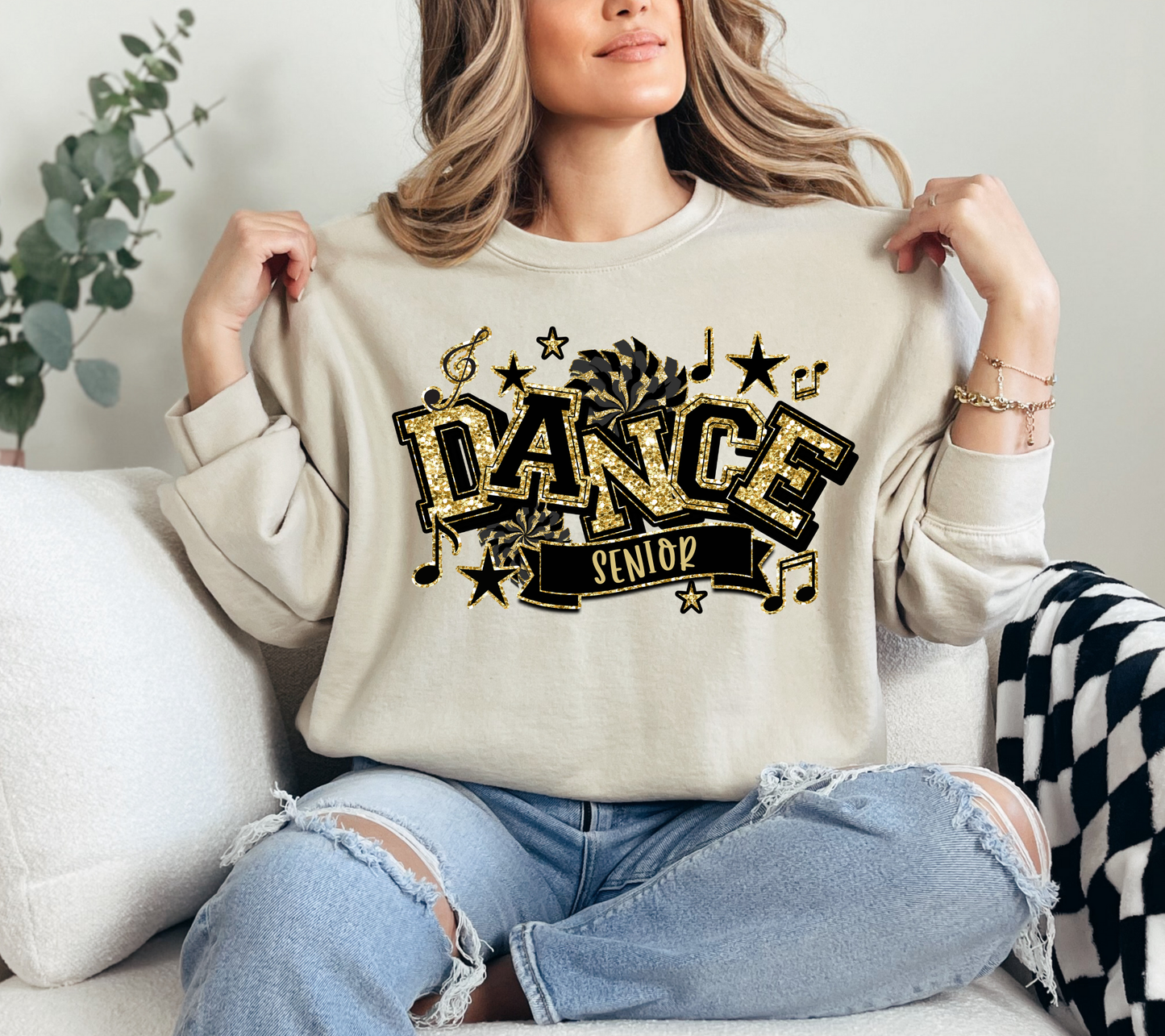 Dance Gold Glitter