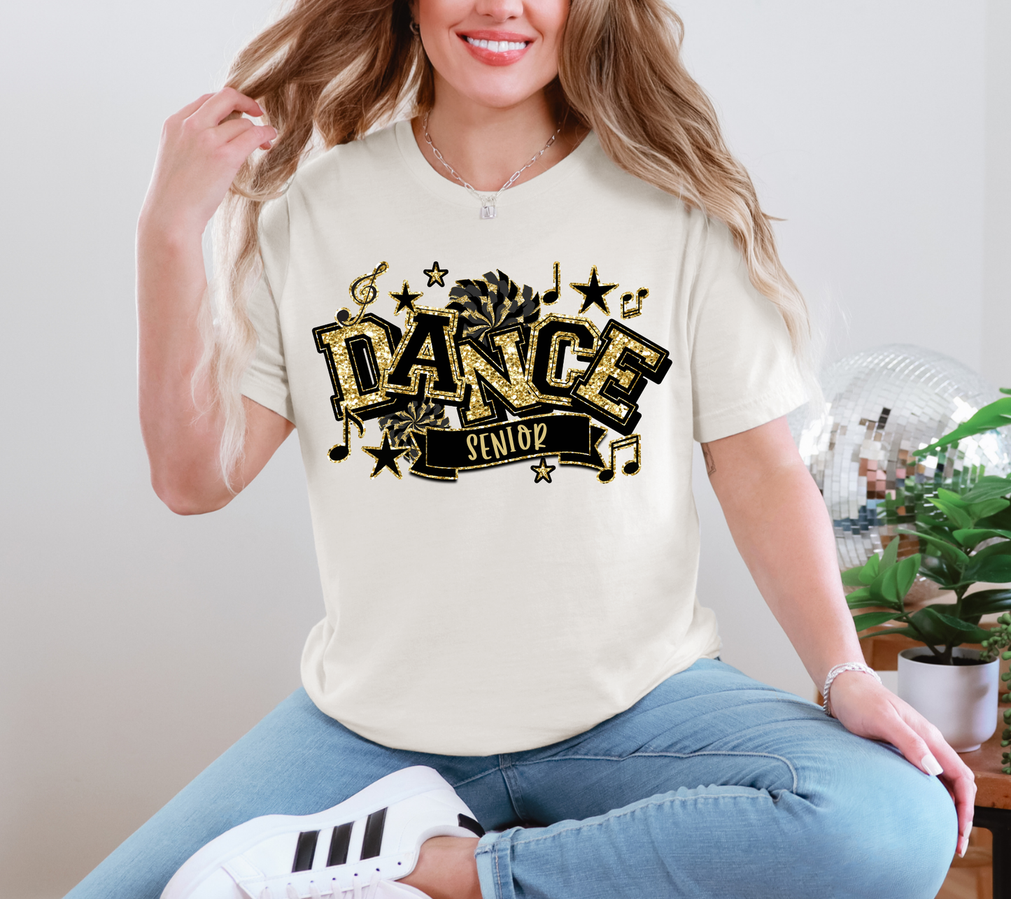 Dance Gold Glitter