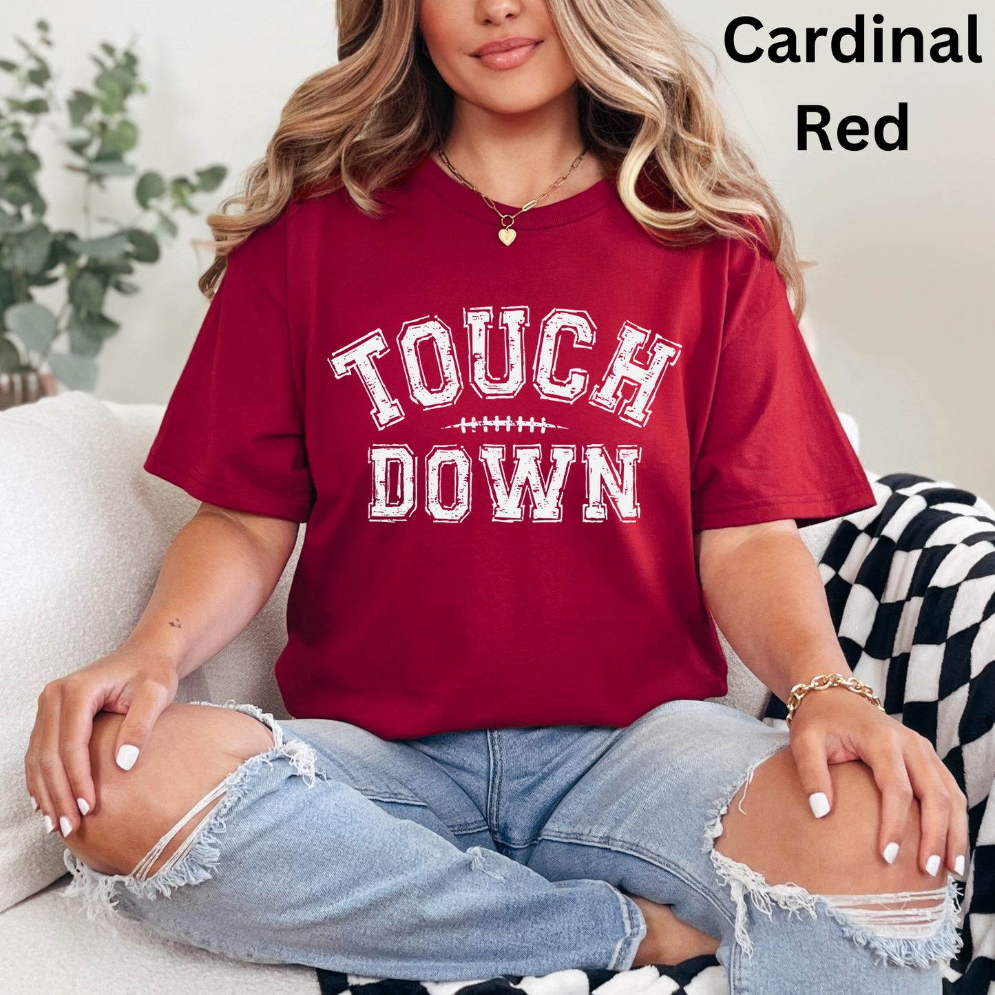 Touch Down Short Sleeve Tee's