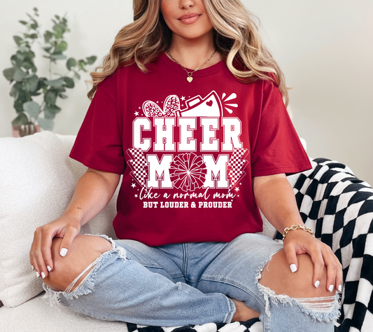 Cheer Mom-Like A Normal Mom But Louder & Prouder