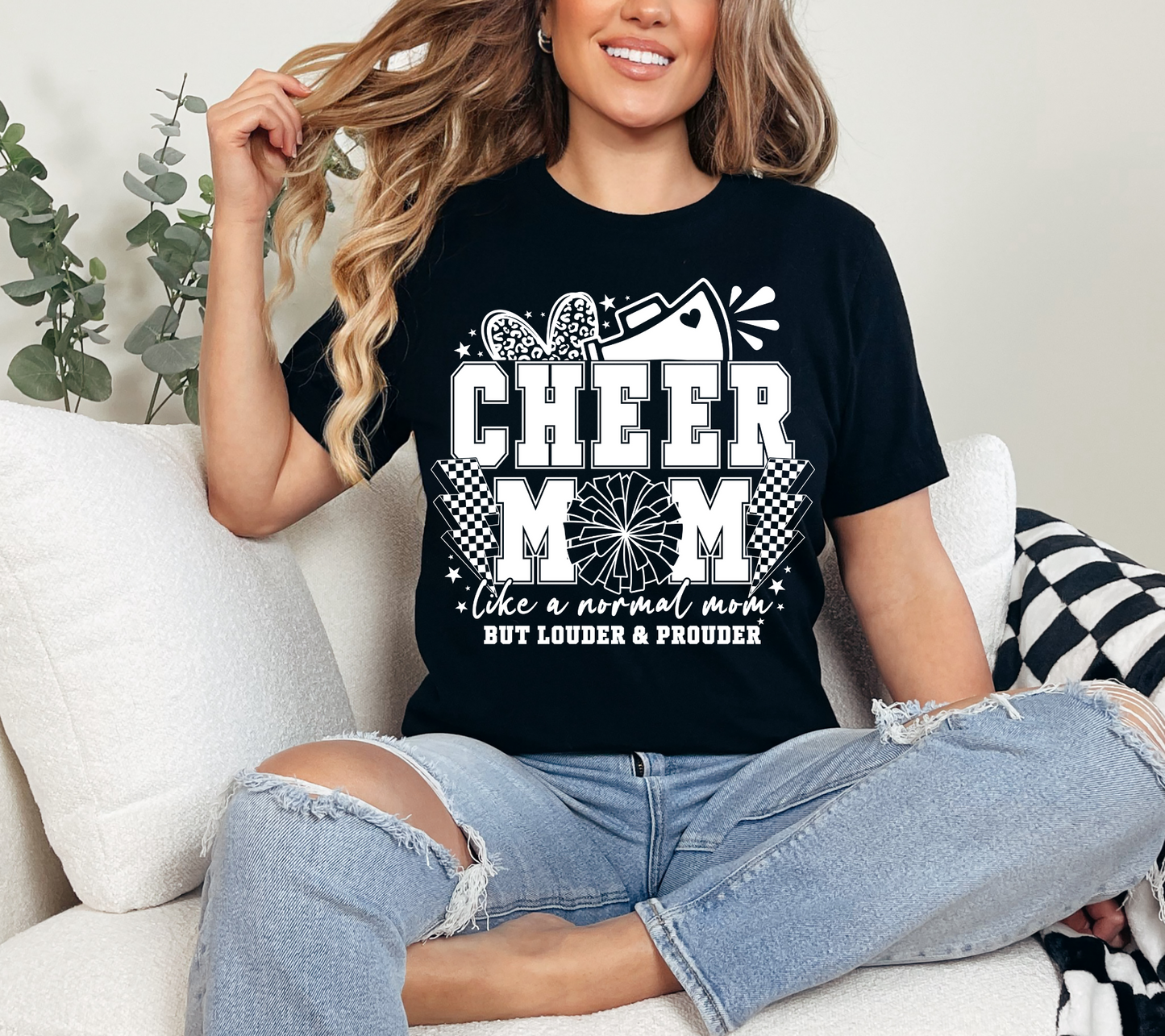 Cheer Mom-Like A Normal Mom But Louder & Prouder