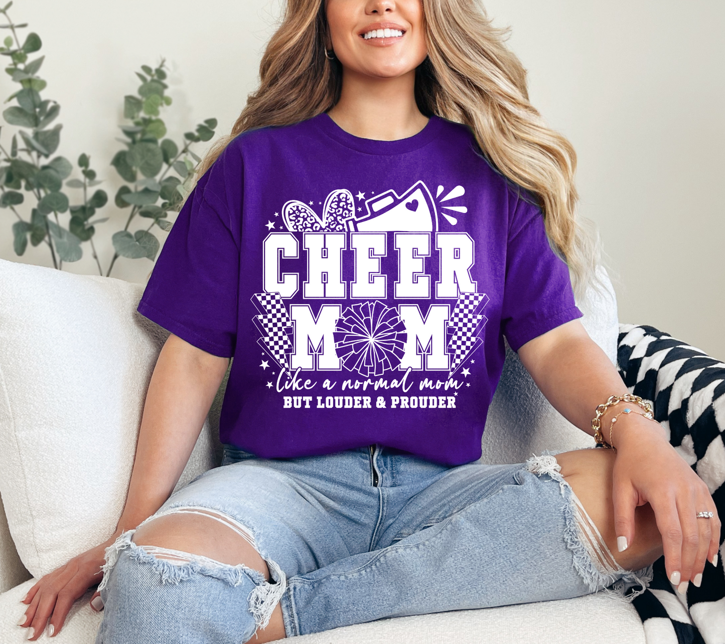 Cheer Mom-Like A Normal Mom But Louder & Prouder