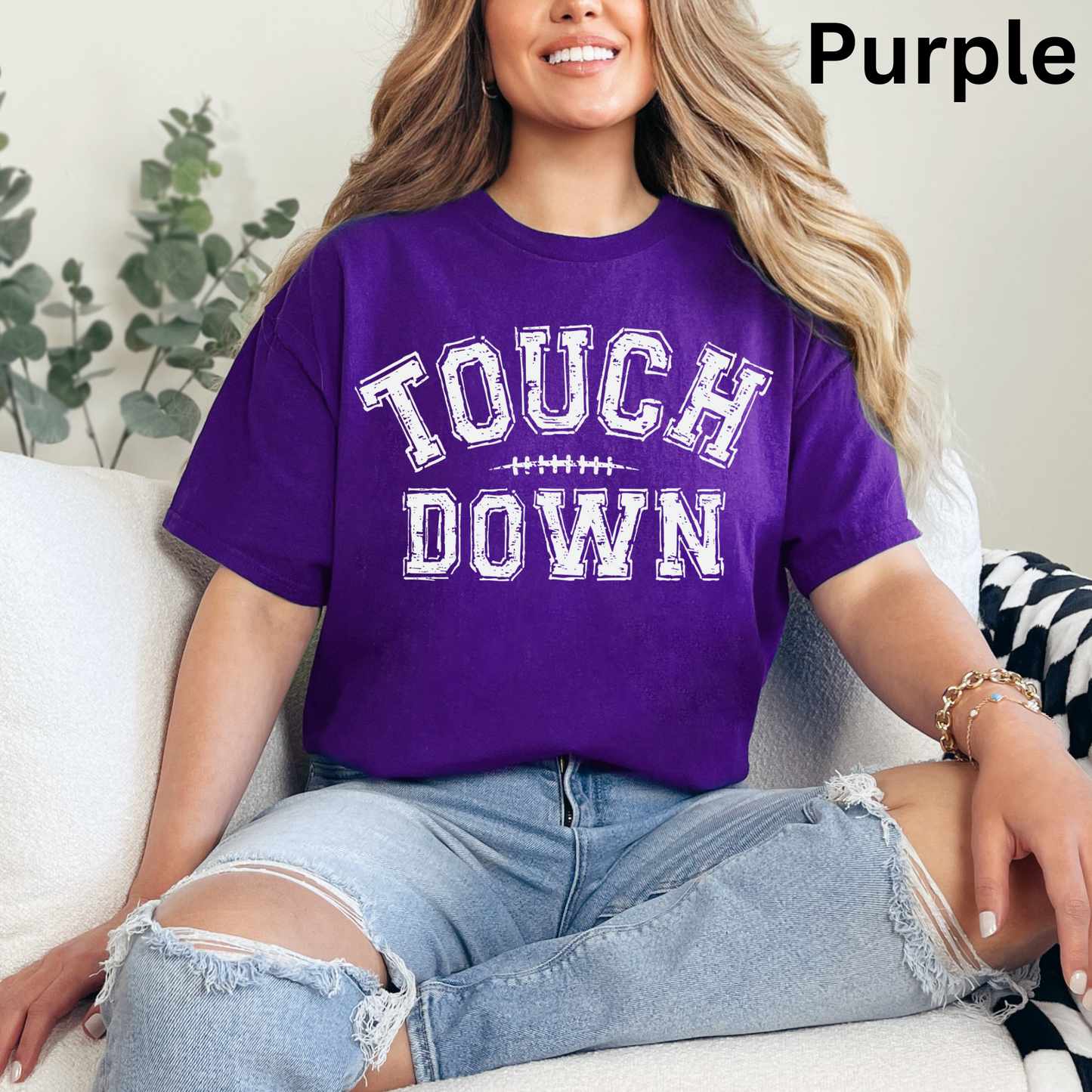 Touch Down Short Sleeve Tee's