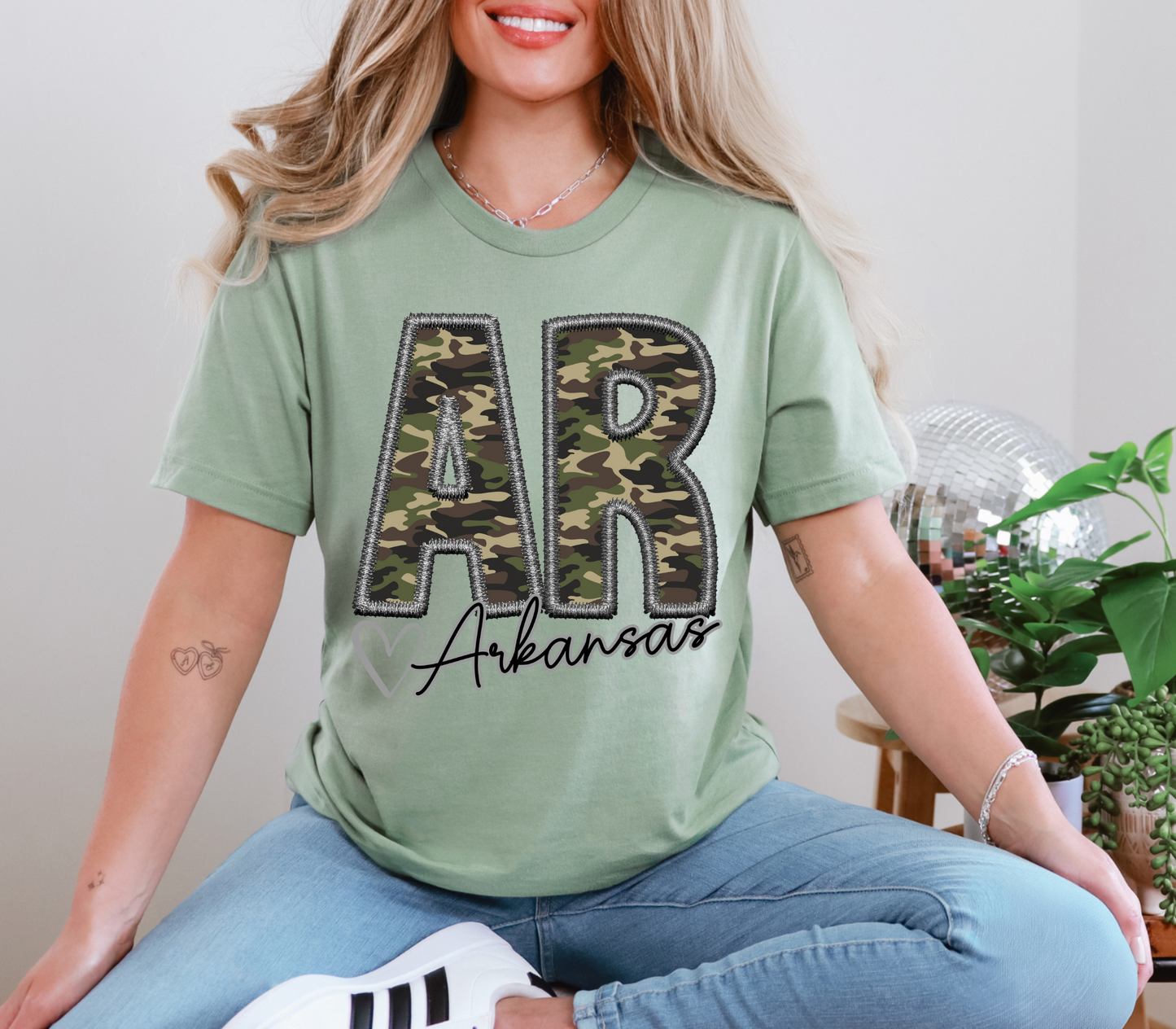 Arkansas Camo Tee