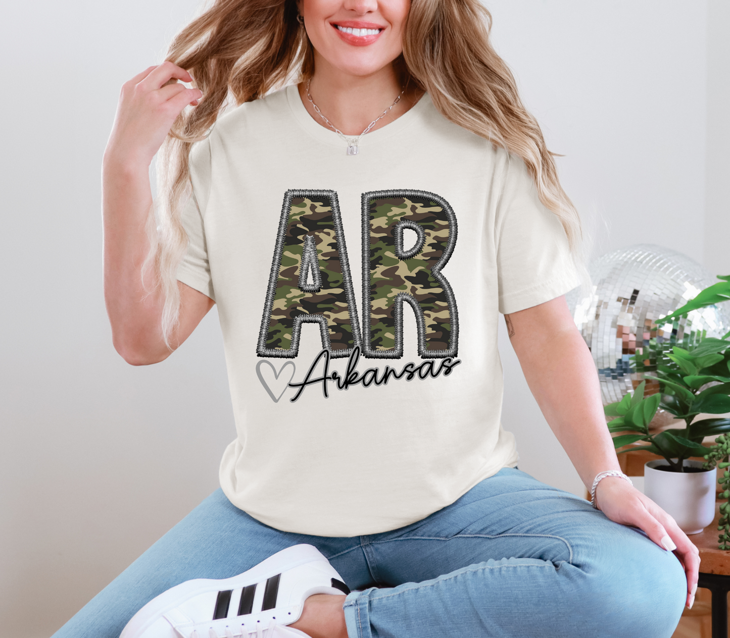 Arkansas Camo Tee