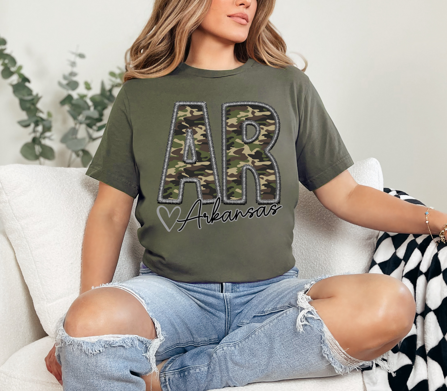 Arkansas Camo Tee