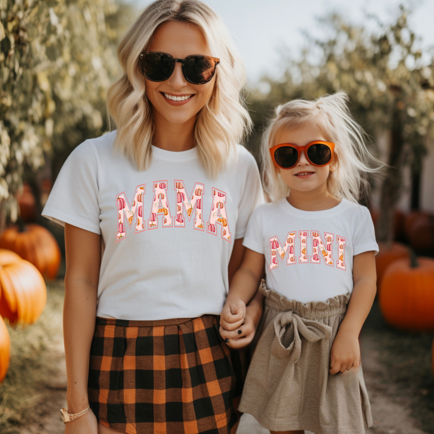 Mama & Mini Fall Short Sleeve Tee