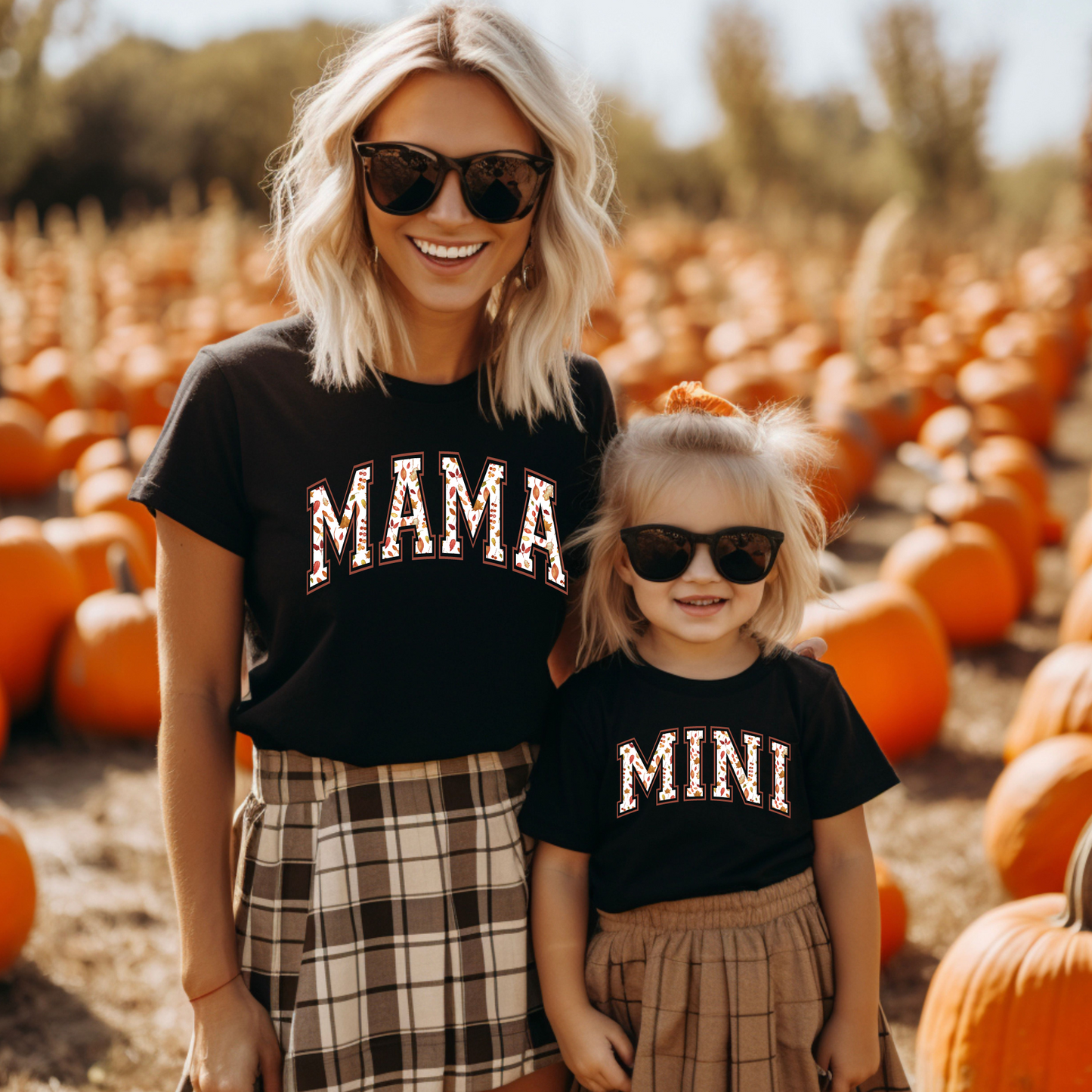 Mama & Mini Fall Short Sleeve Tee