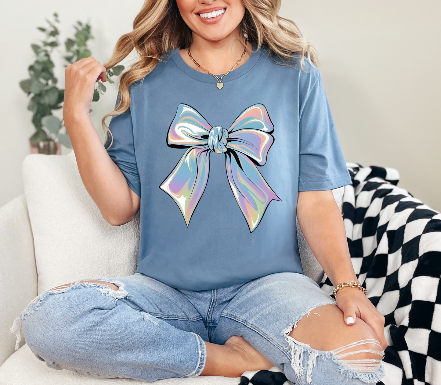 Iridescent Coquette Bow