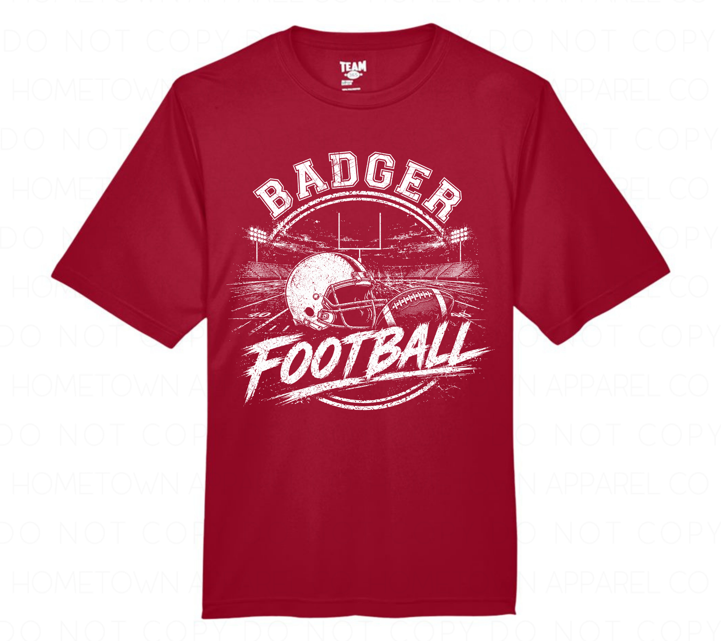 Badger Football Performance Tee