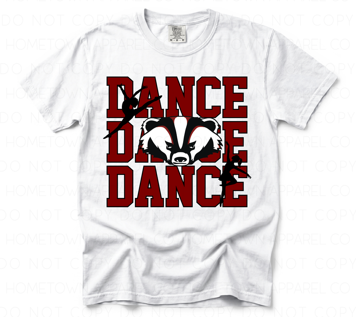 DANCE WITH BADGER HEAD TEE