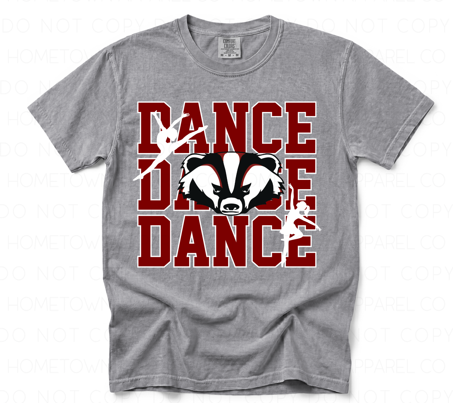 DANCE WITH BADGER HEAD TEE