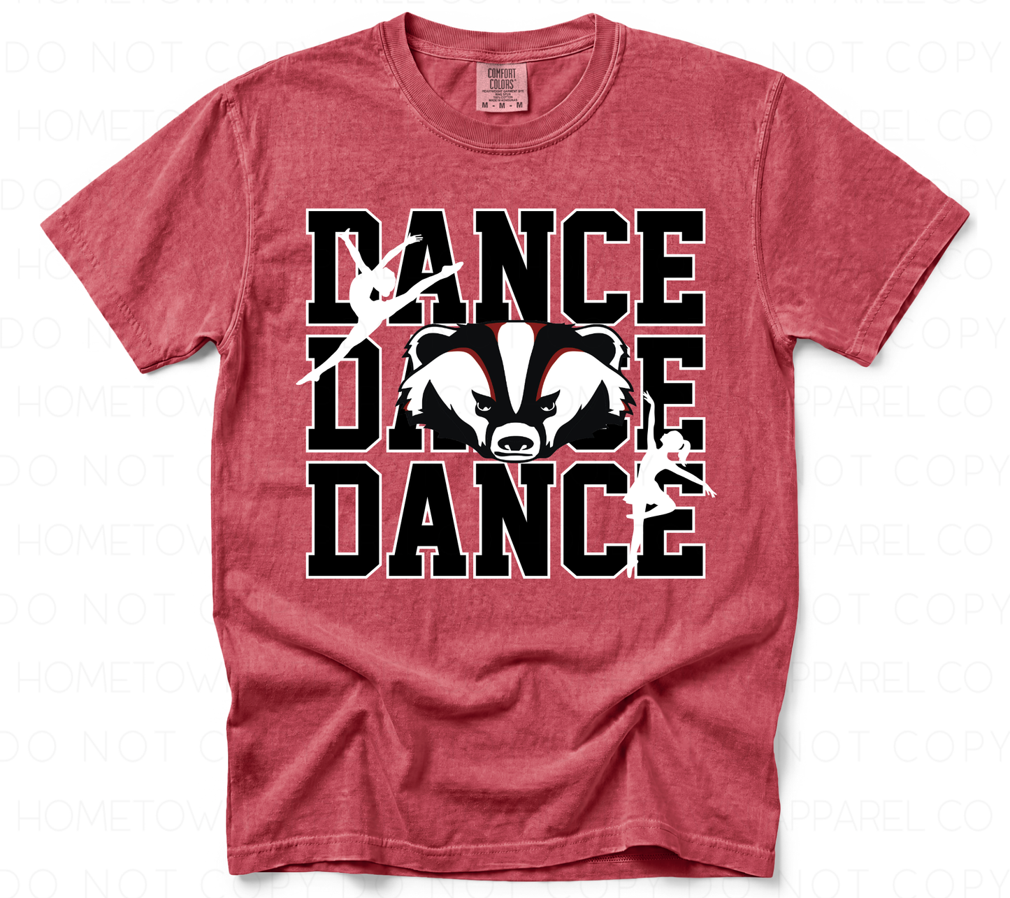DANCE WITH BADGER HEAD TEE