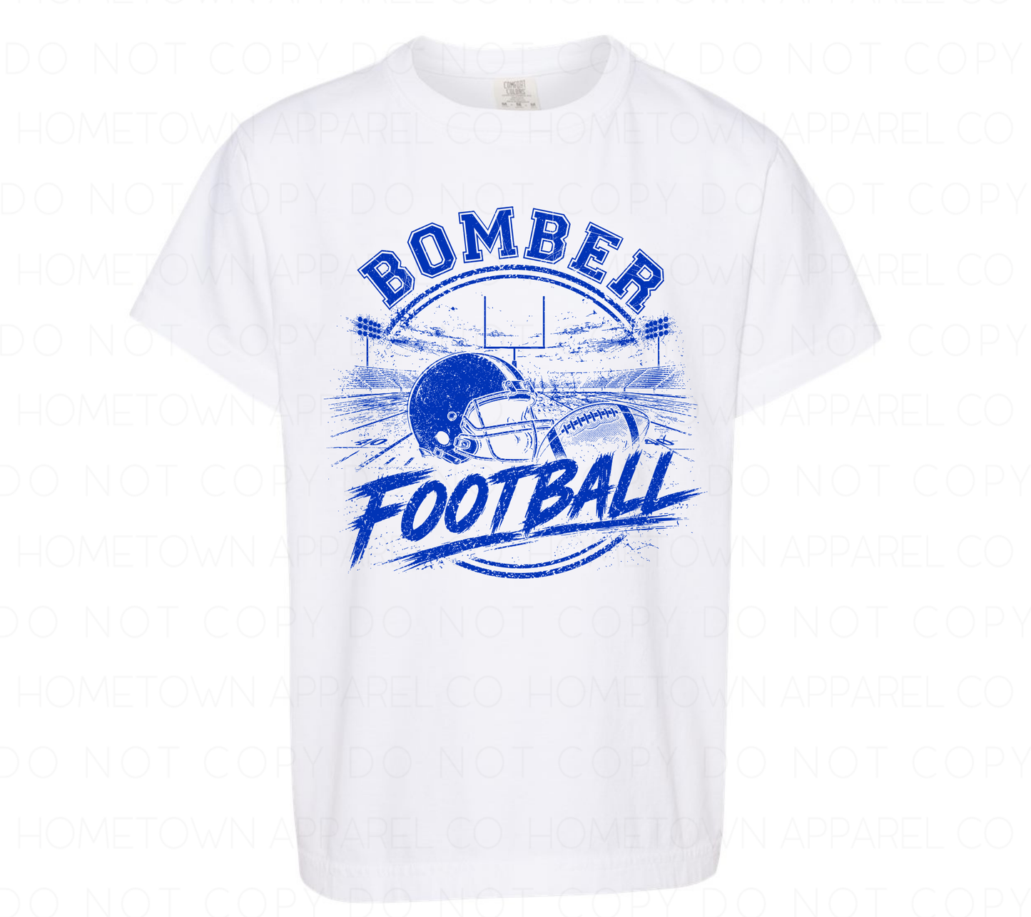 BOMBER FOOTBALL COMFORT COLORS TEE