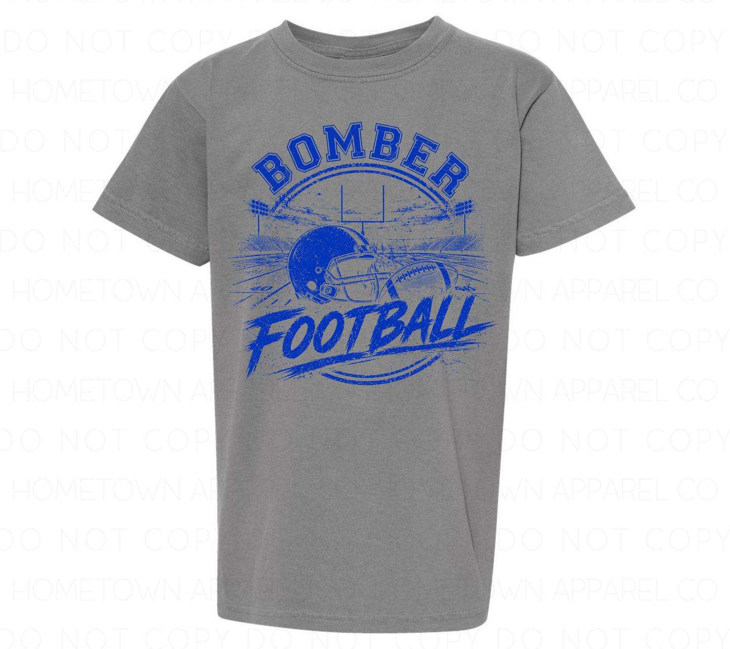 BOMBER FOOTBALL COMFORT COLORS TEE