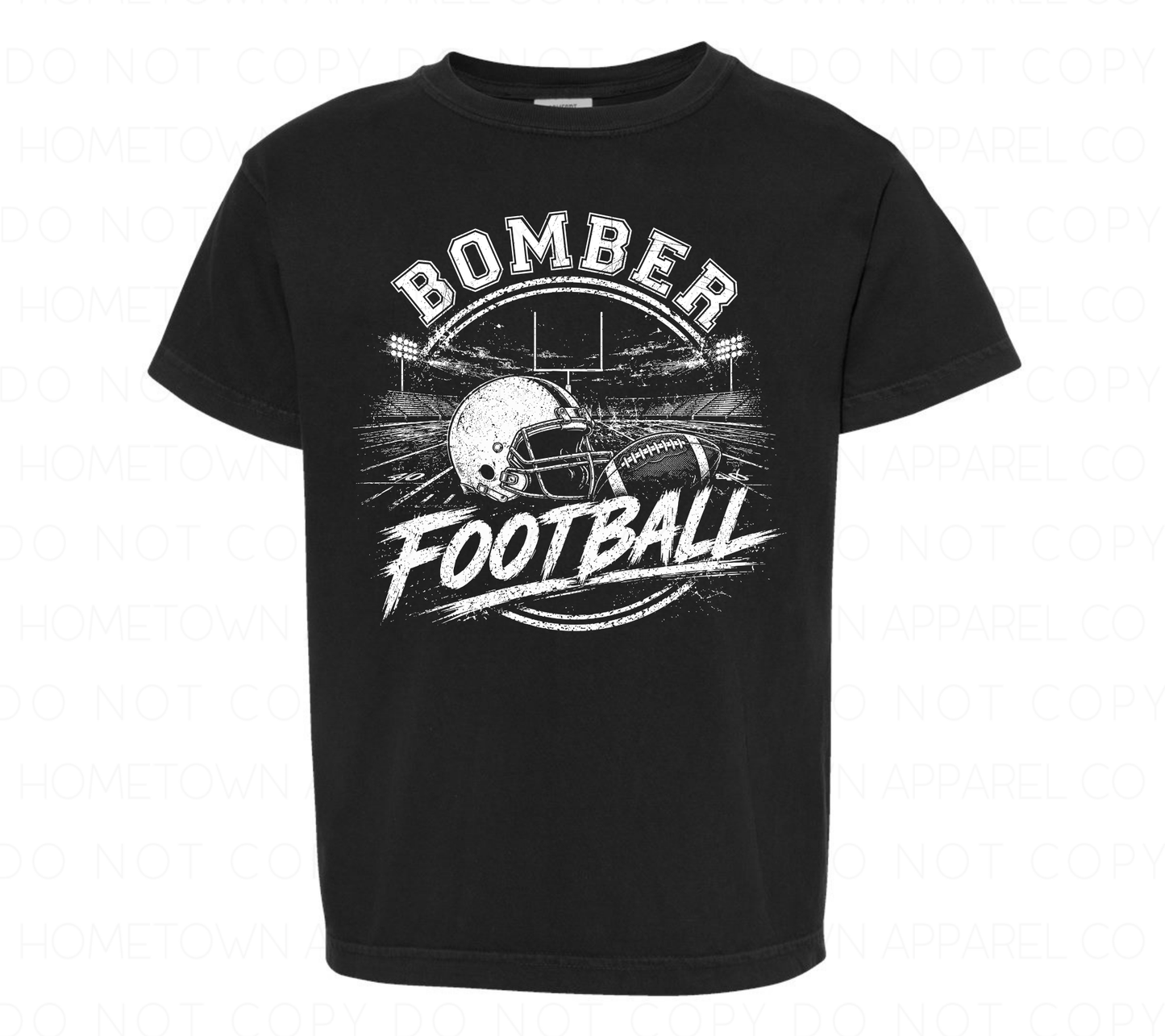 BOMBER FOOTBALL COMFORT COLORS TEE