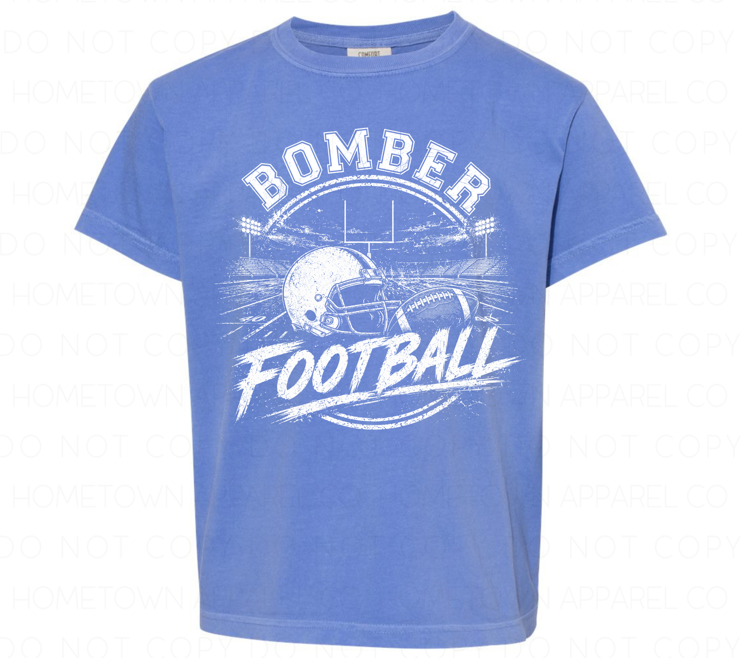 BOMBER FOOTBALL COMFORT COLORS TEE
