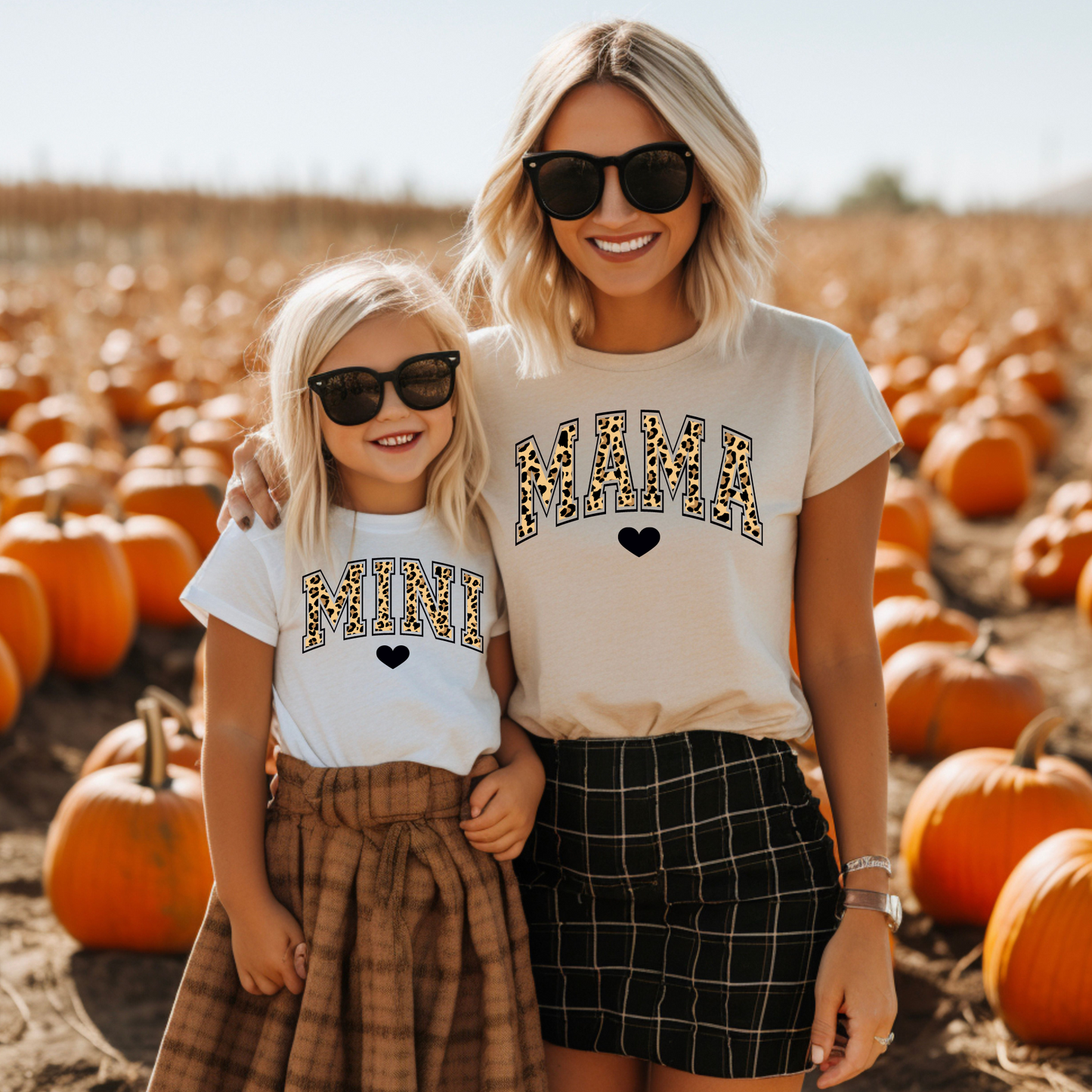 Mama & Mini Leopard Short Sleeve Tee