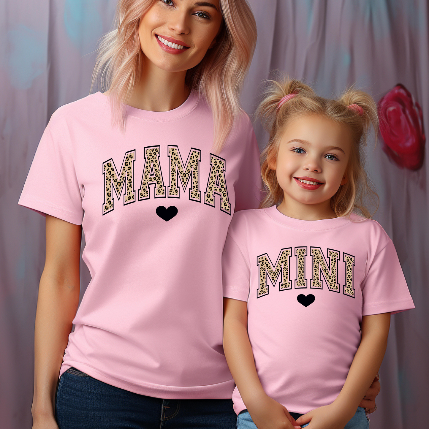 Mama & Mini Leopard Short Sleeve Tee