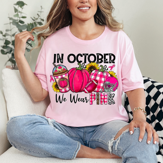 Pink Pumpkins-In October We Wear Pink