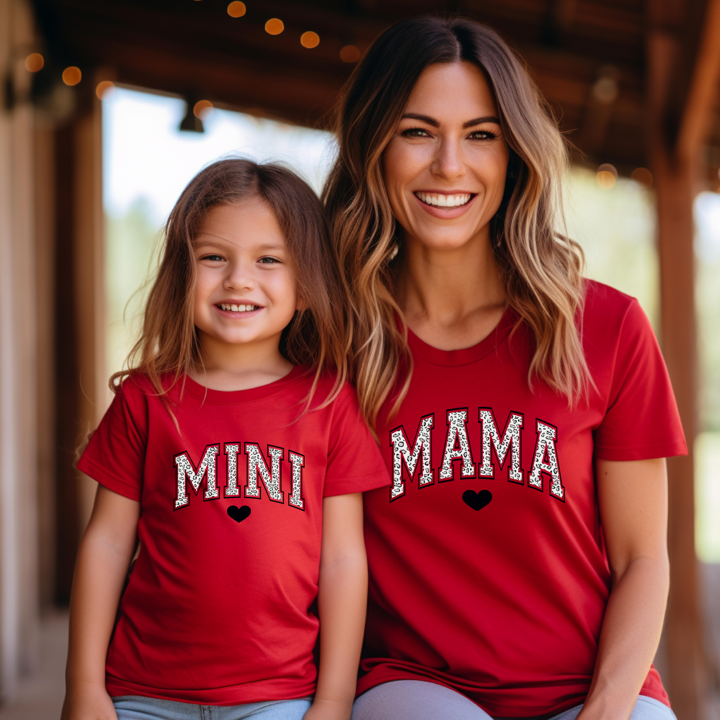 Mama & Mini Leopard Short Sleeve Tee