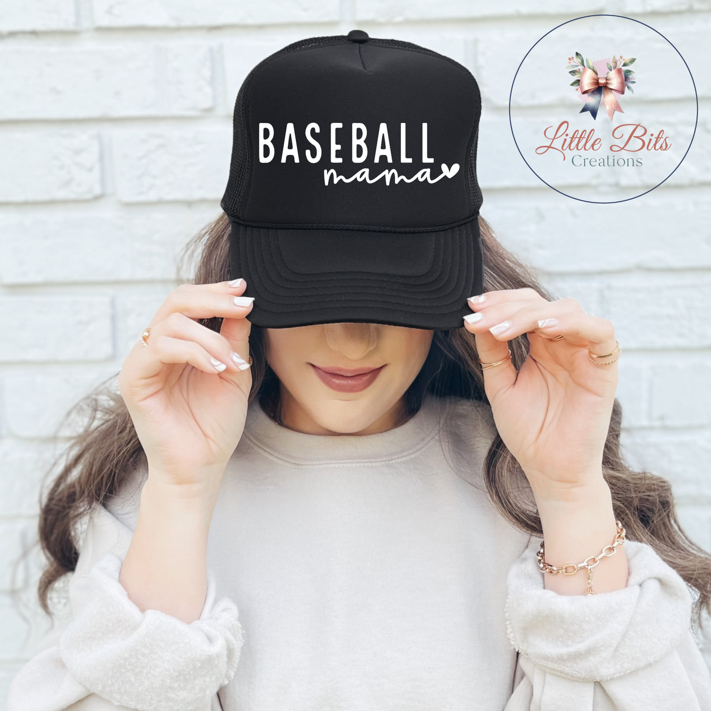 Baseball Mama Trucker Hat