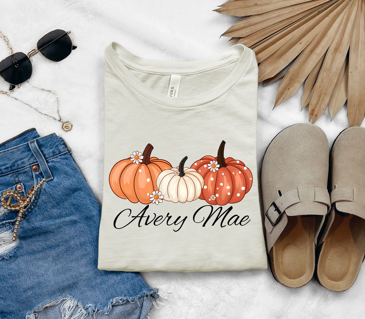 Preppy Pumpkins Name Infant & Toddler