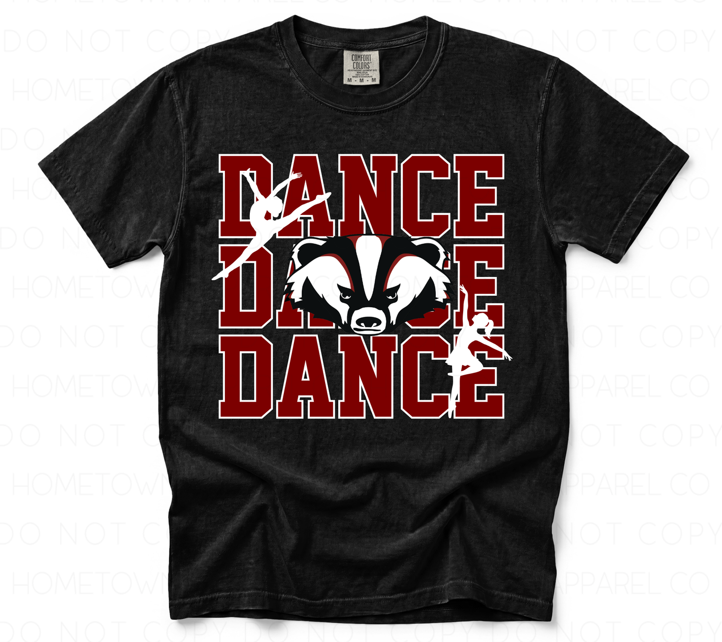 DANCE WITH BADGER HEAD TEE