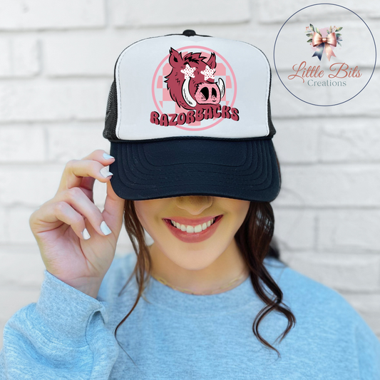 Preppy Razorbacks Truck Hat