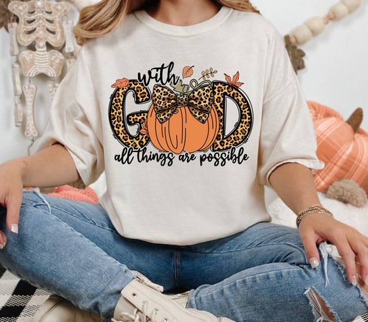 With God All Things Are Possible-Short Sleeve