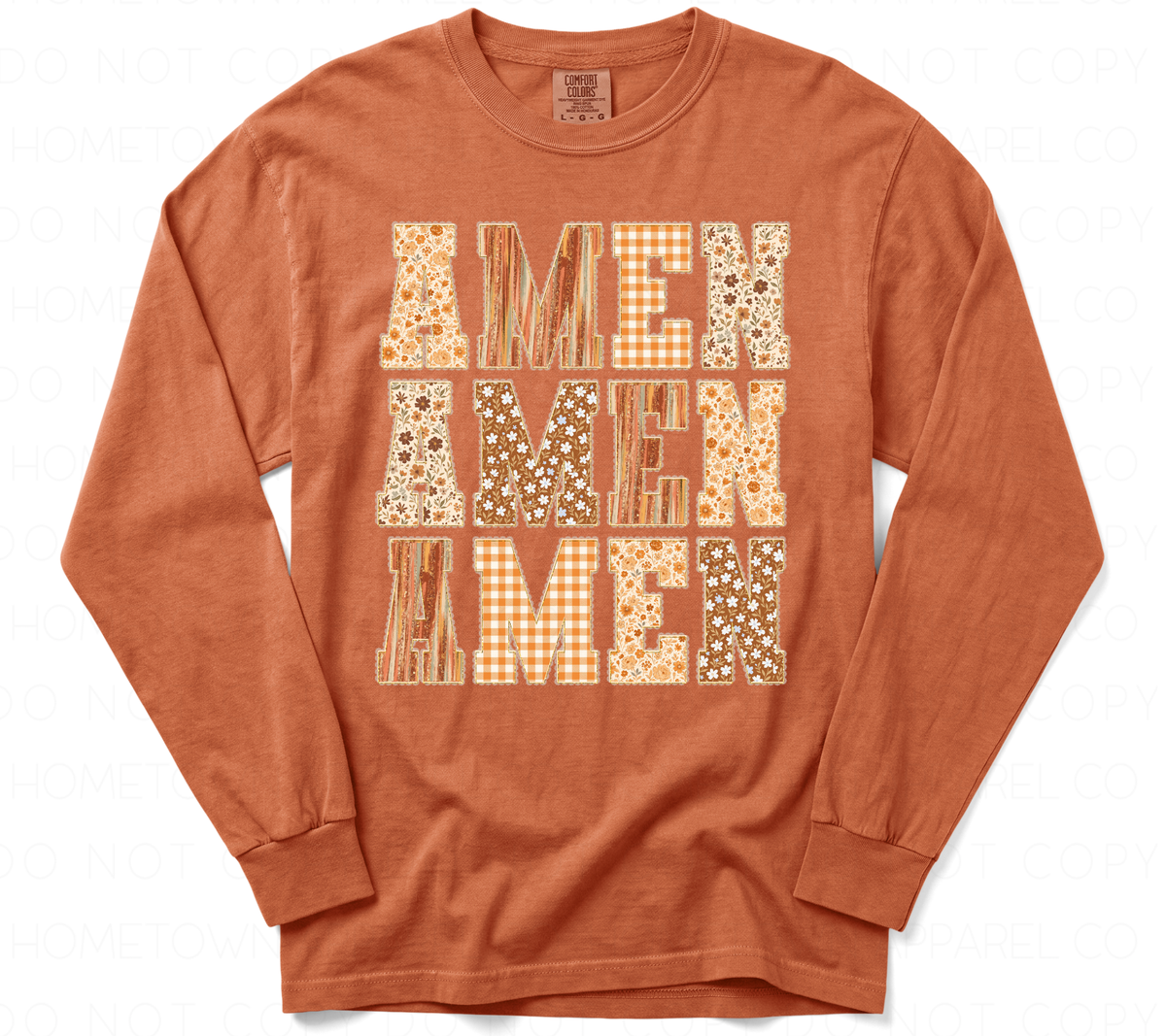 Stacked Amen-Comfort Colors