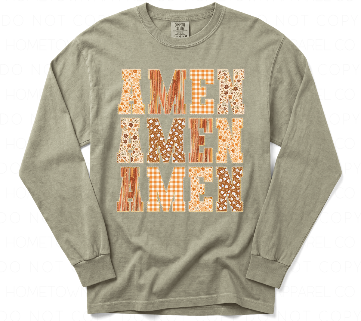 Stacked Amen-Comfort Colors