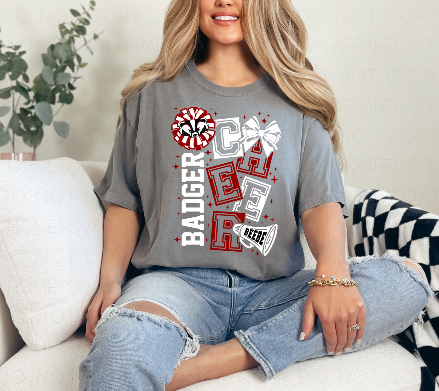 Badger Cheer Tee