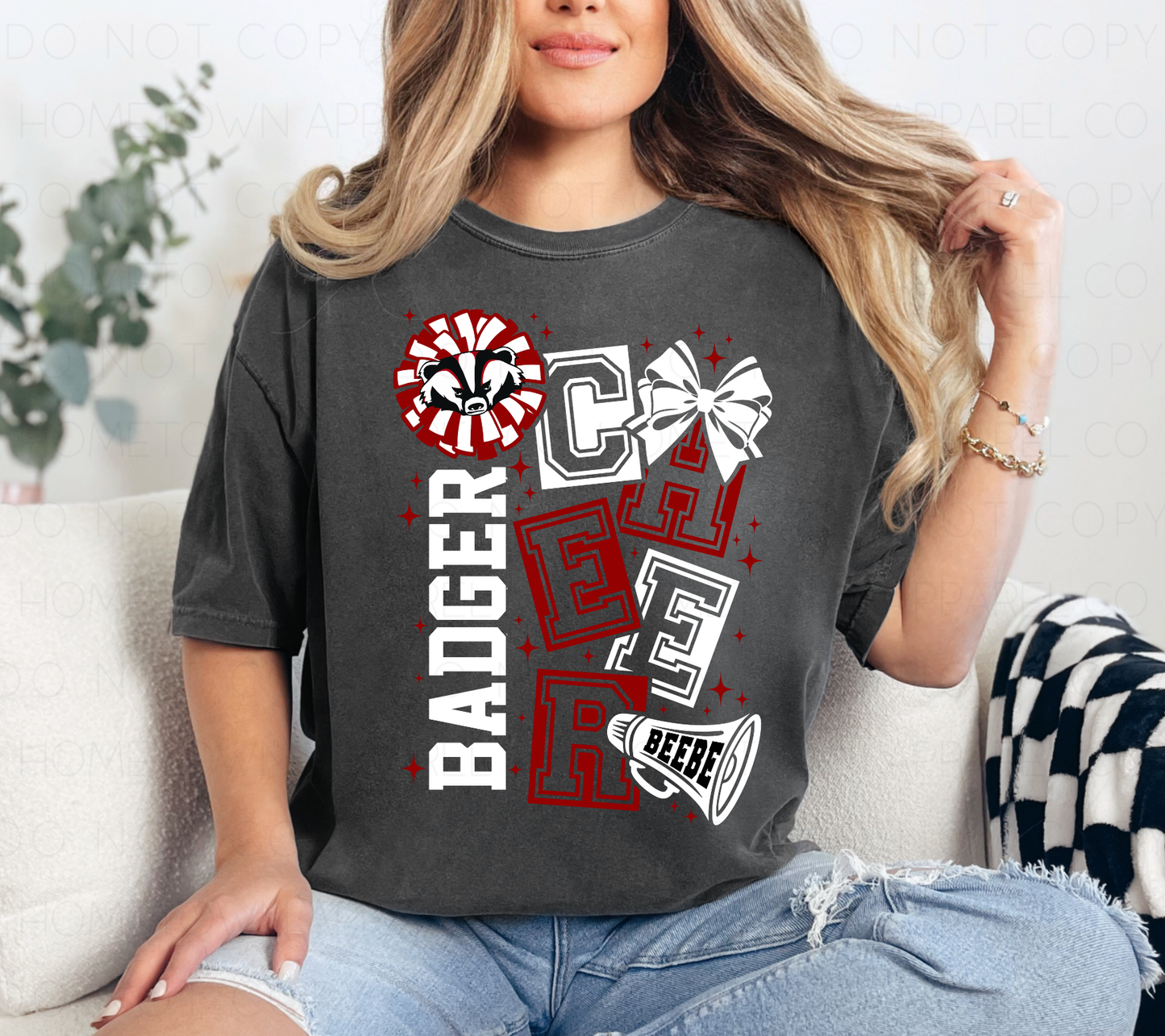 Badger Cheer Tee