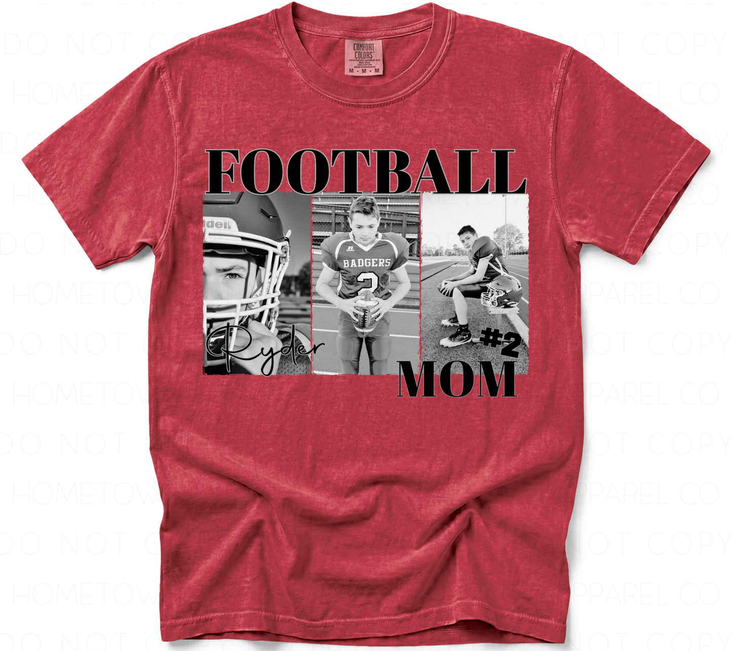 Custom Football Tee