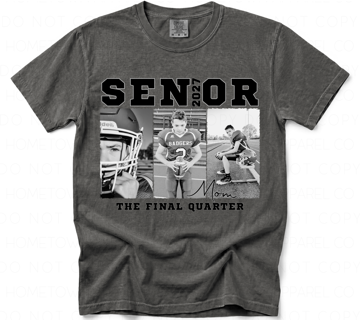 Custom Senior Football Tee
