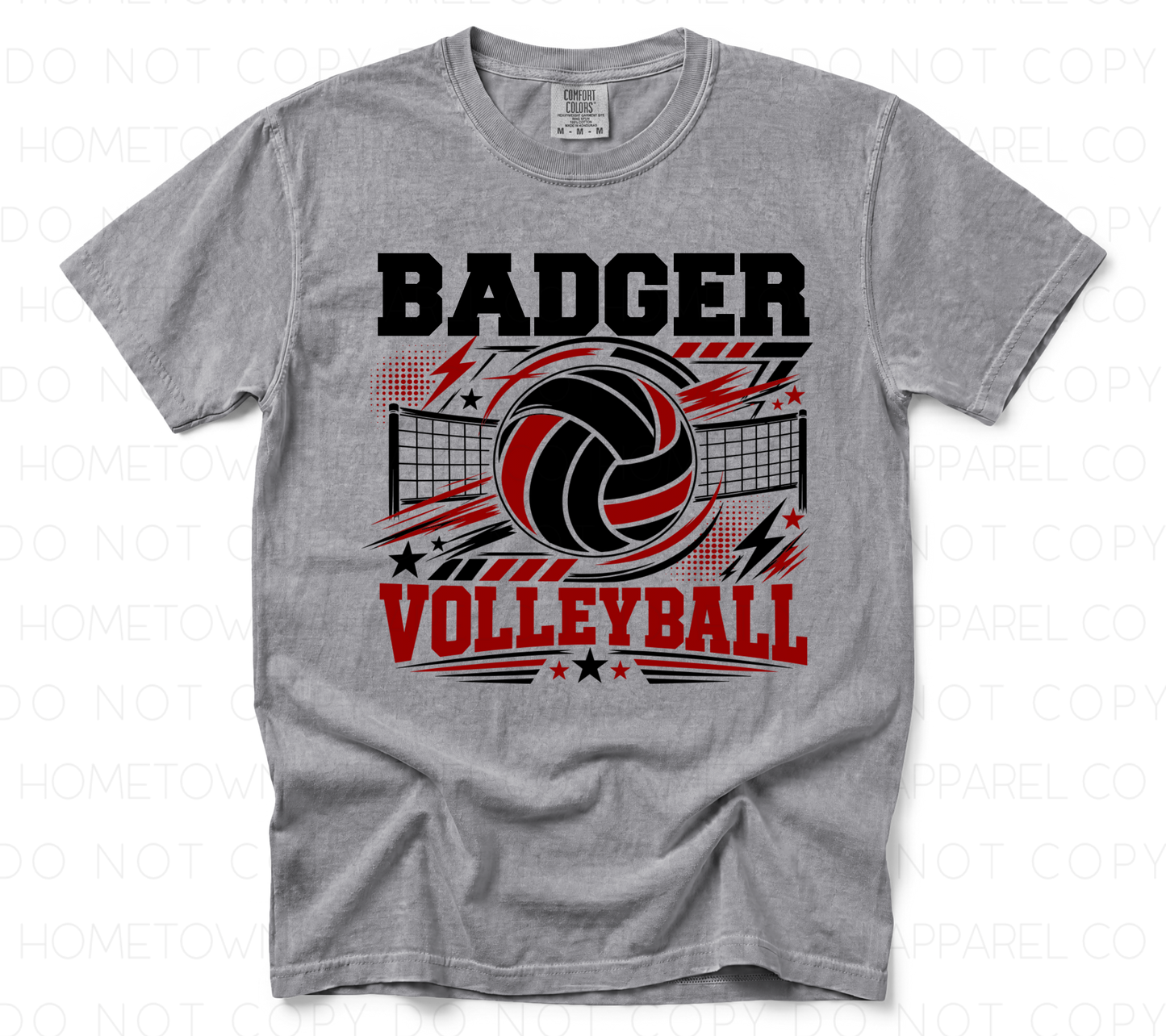 Badger Volleyball Tee