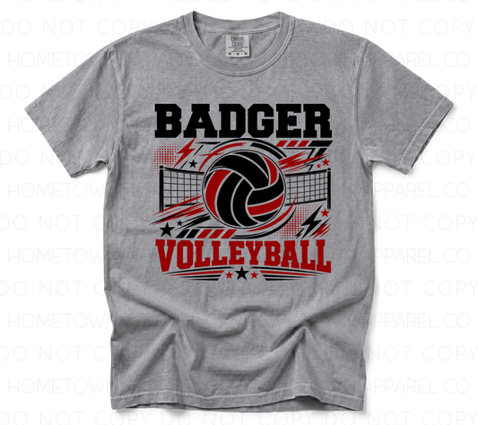 Badger Volleyball Tee