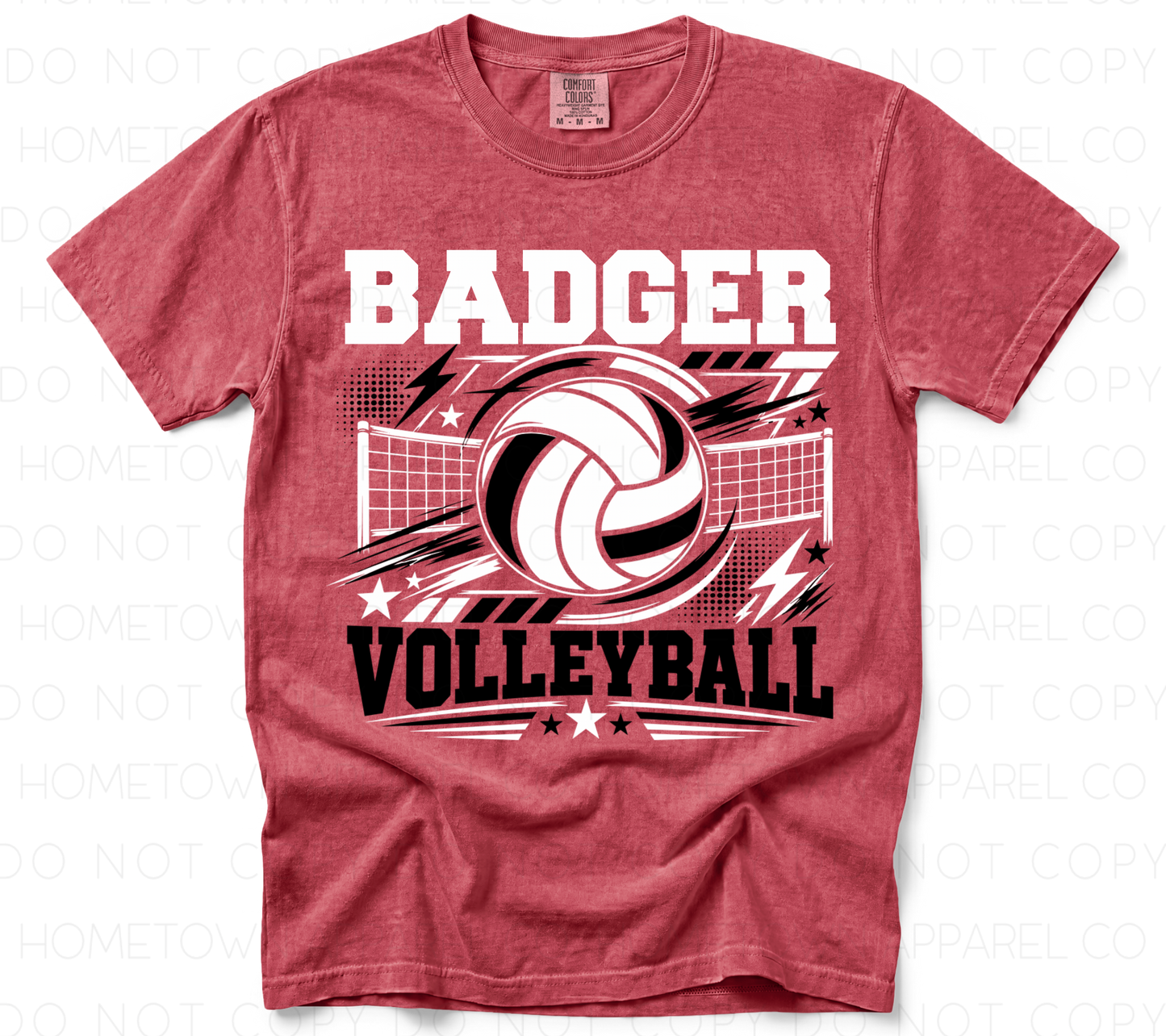 Badger Volleyball Tee