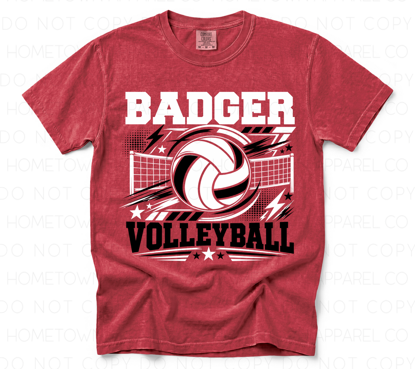 Badger Volleyball Tee