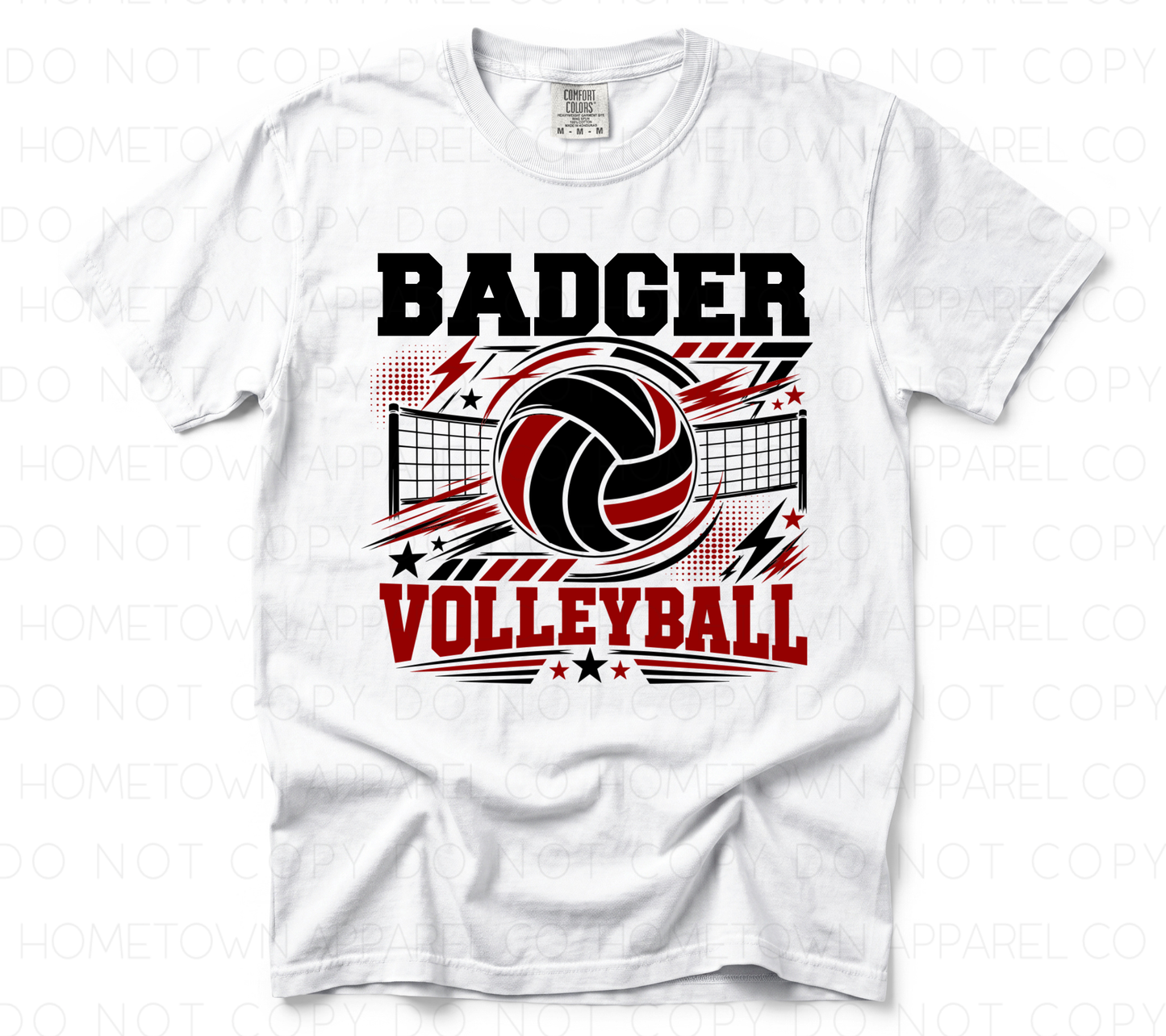 Badger Volleyball Tee