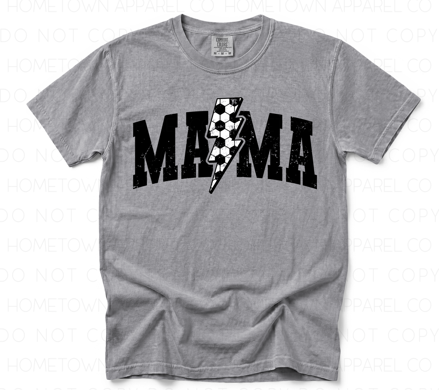 Lightning Bolt Soccer Mama
