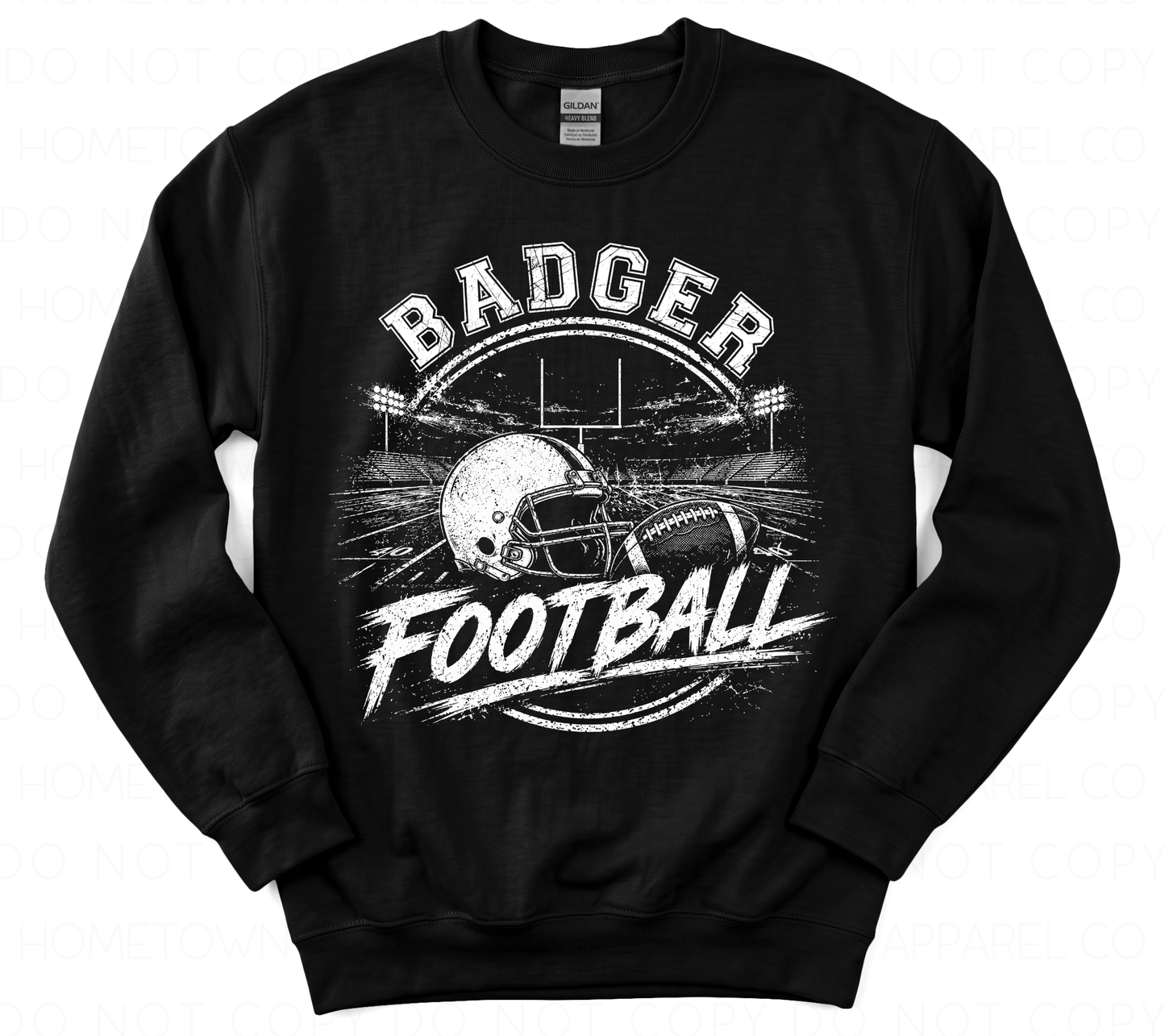 Badger Football Crewneck