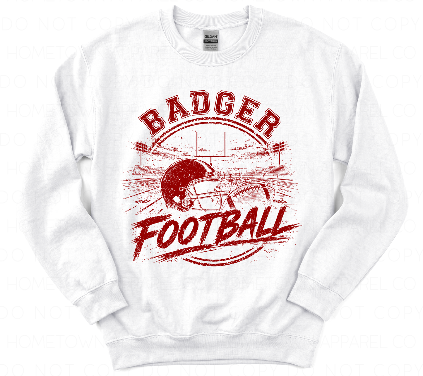 Badger Football Crewneck