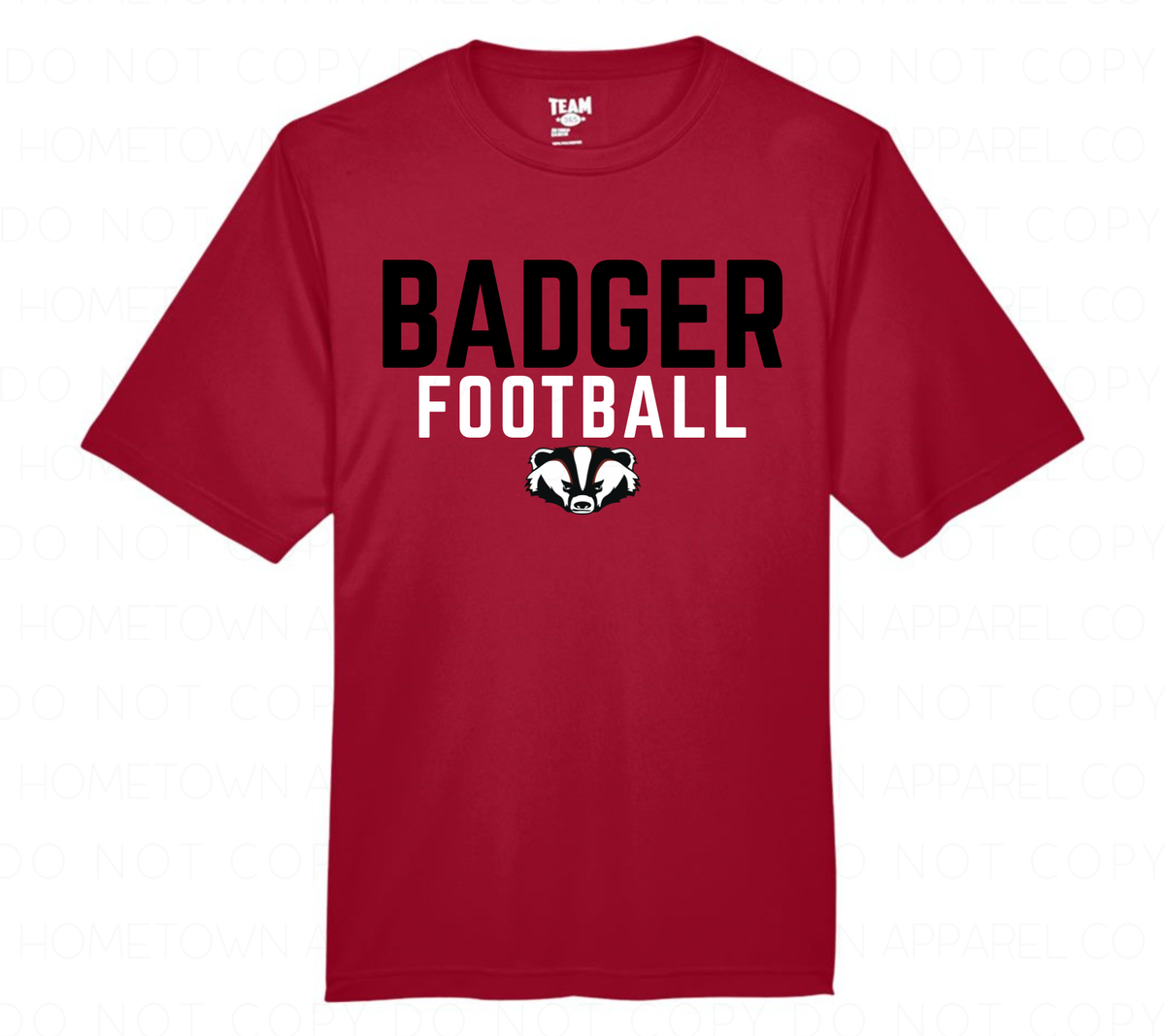 Badger Football Performance Tee