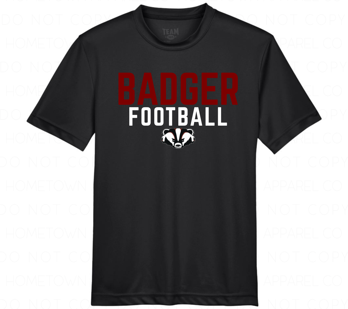 Badger Football Performance Tee
