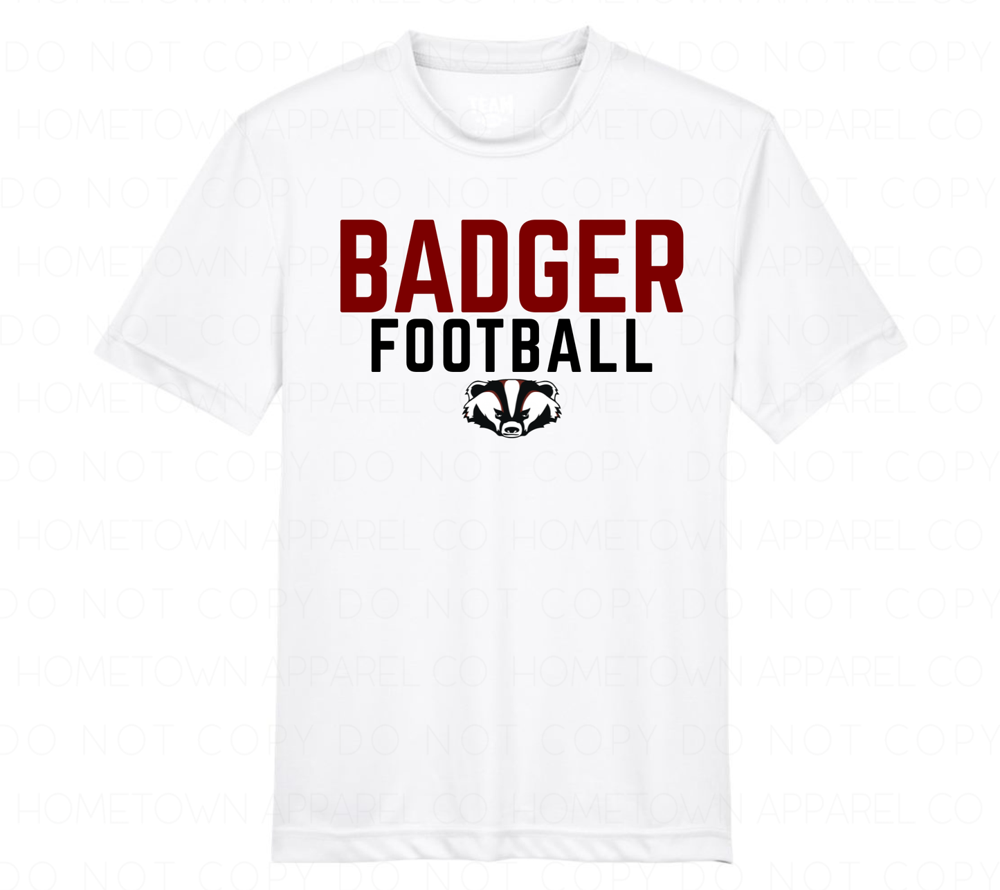 Badger Football Performance Tee